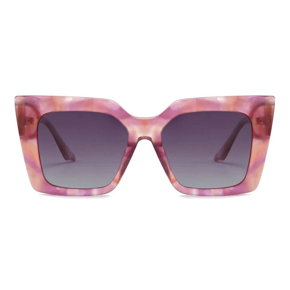 Dollger Elegant Classic Oversized Square Cat Eye Sunglasses