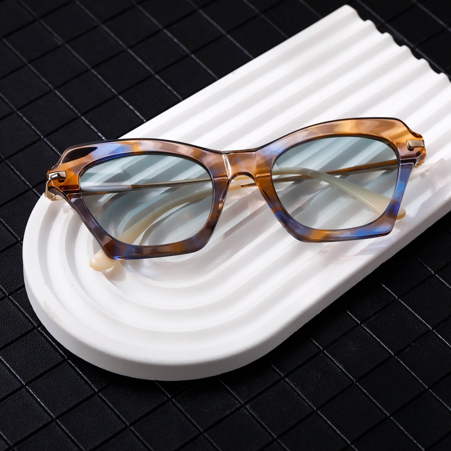 Rainbow Metal Frame Legs Sunglasses